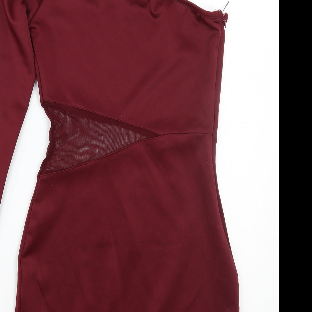 Glamourous Womens Red   A-Line  Size 8