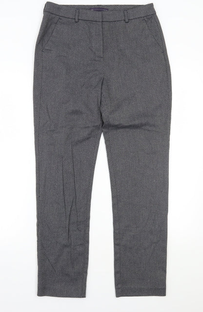 Womens UK Size 10 Marks and Spencer Regular Fit  Grey Trousers