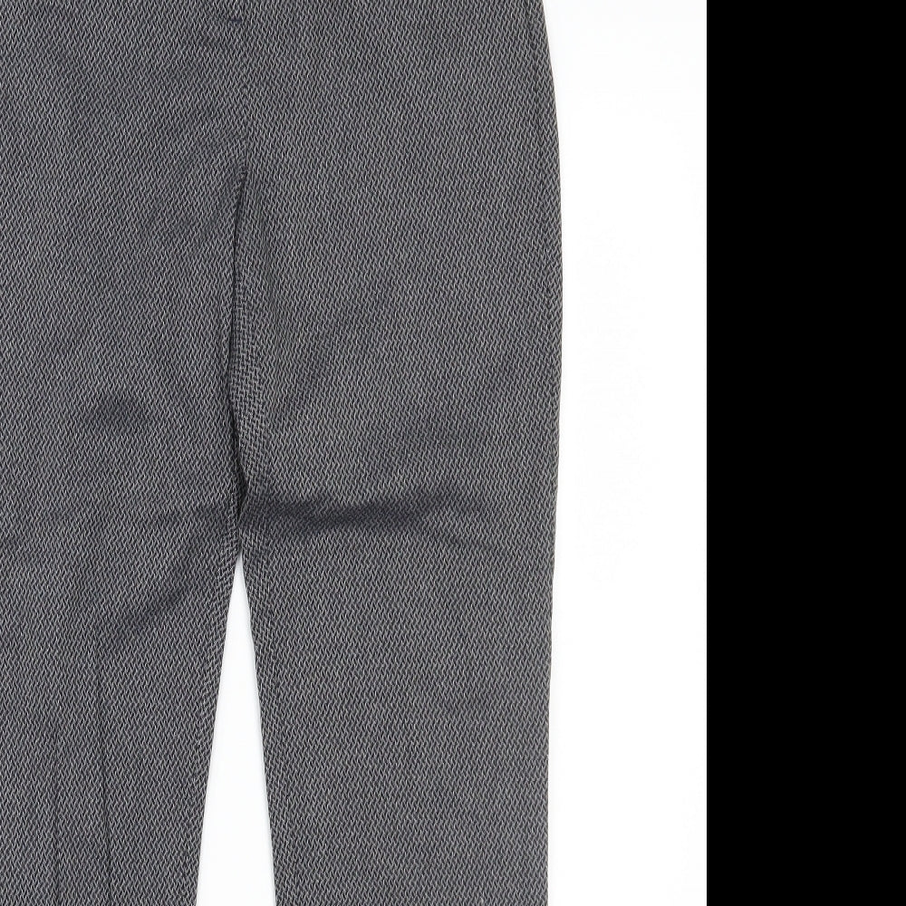 Womens UK Size 10 Marks and Spencer Regular Fit  Grey Trousers