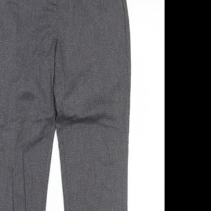 Womens UK Size 10 Marks and Spencer Regular Fit  Grey Trousers