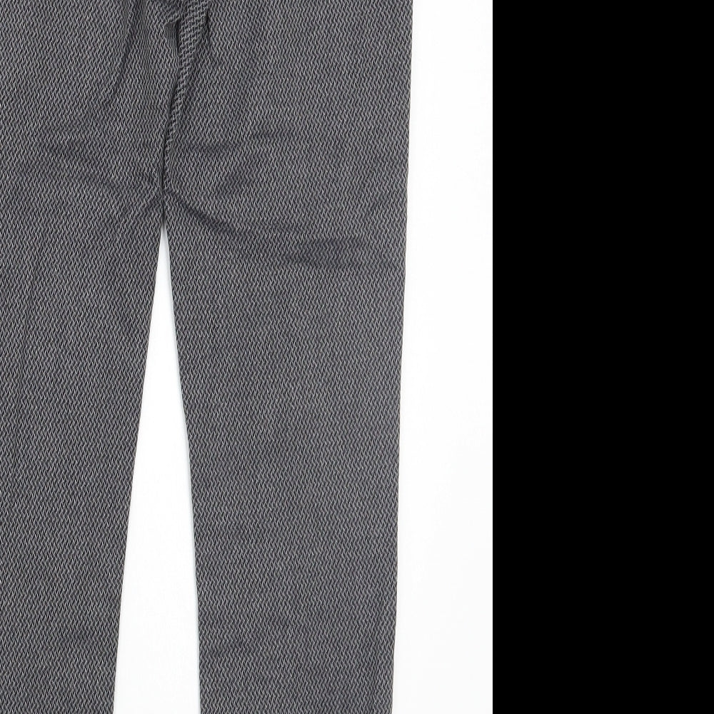 Womens UK Size 10 Marks and Spencer Regular Fit  Grey Trousers