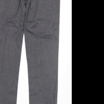 Womens UK Size 10 Marks and Spencer Regular Fit  Grey Trousers