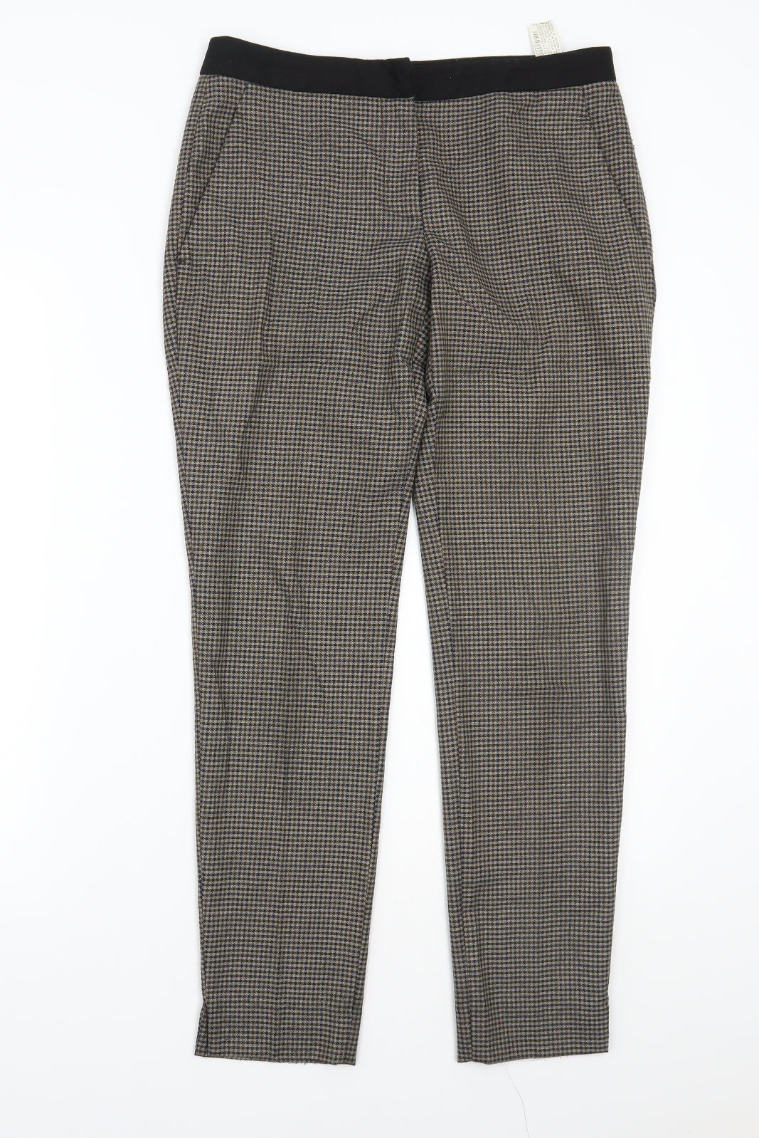 Womens UK Size S Zara Regular Fit  Brown Trousers