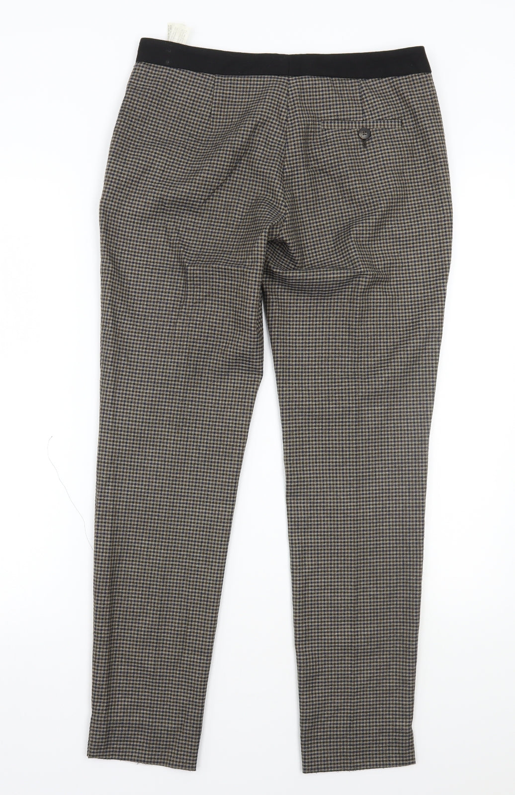 Womens UK Size S Zara Regular Fit  Brown Trousers