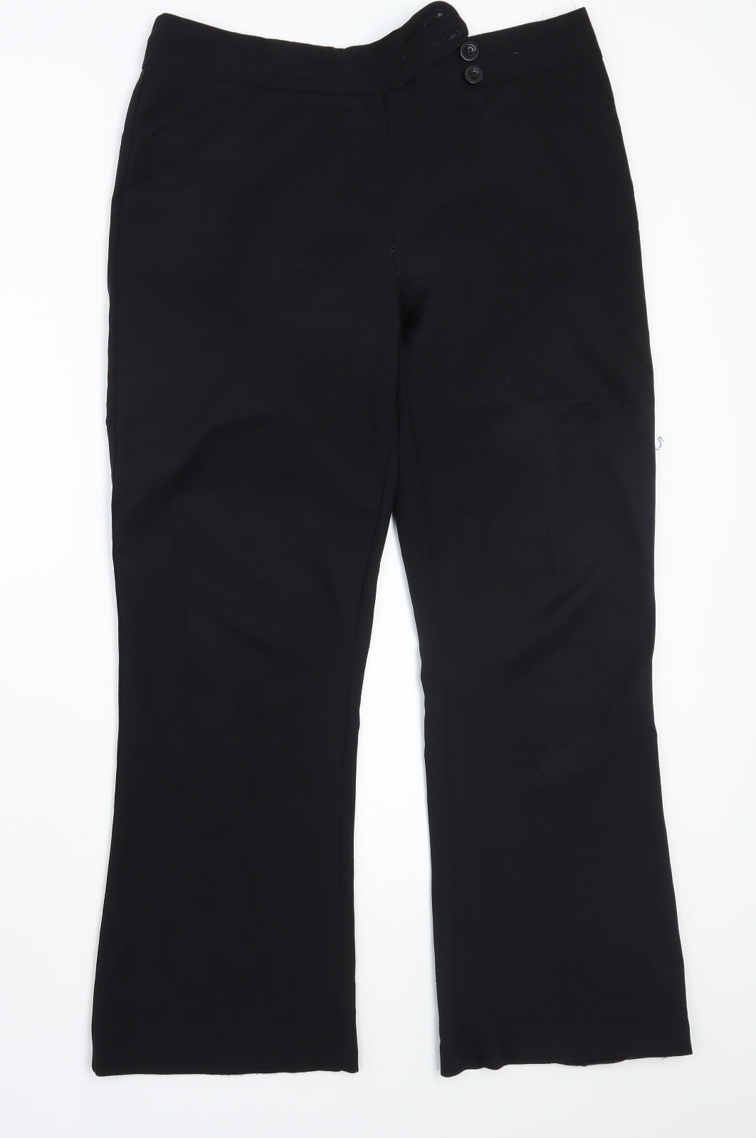 George Womens Black   Trousers  Size 12 L28 in