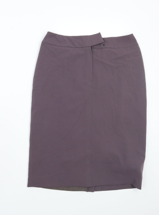 George Womens Purple   A-Line Skirt Size 12