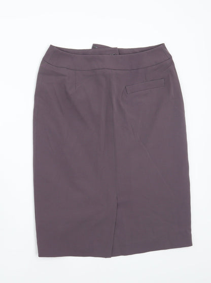 George Womens Purple   A-Line Skirt Size 12