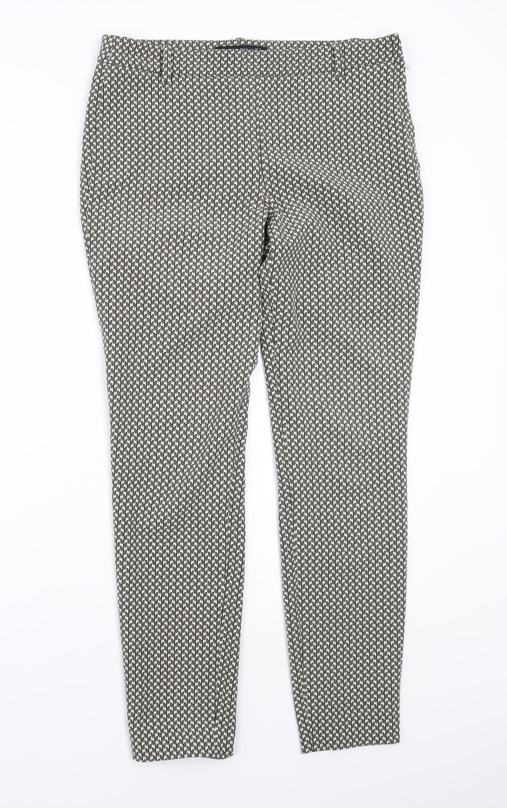 Womens UK Size M Zara Regular Fit  Grey Trousers