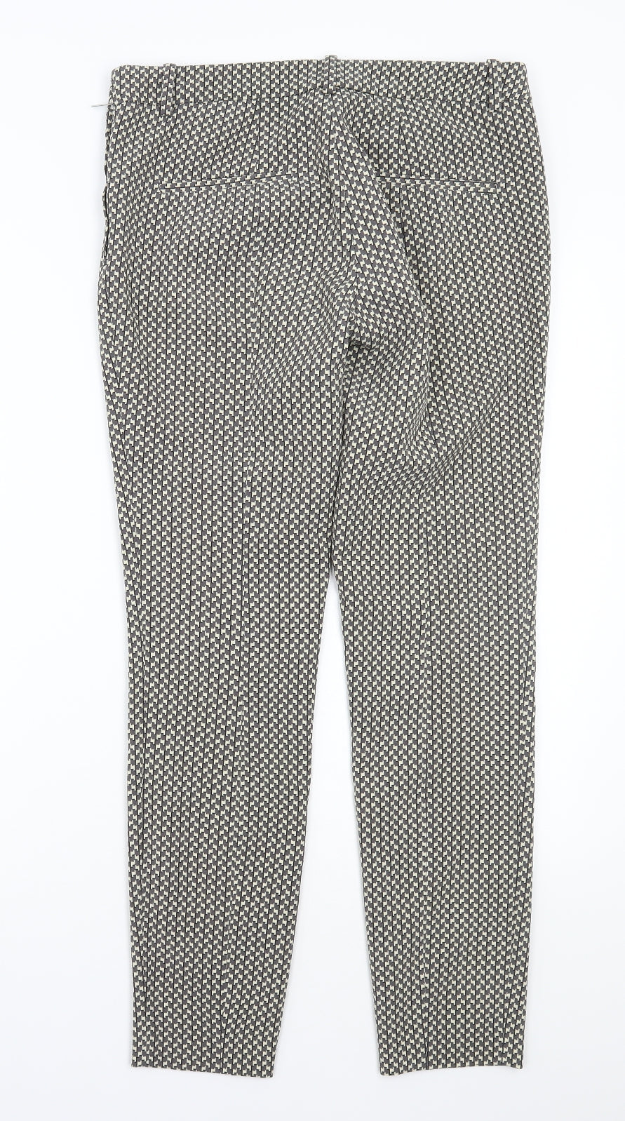 Womens UK Size M Zara Regular Fit  Grey Trousers