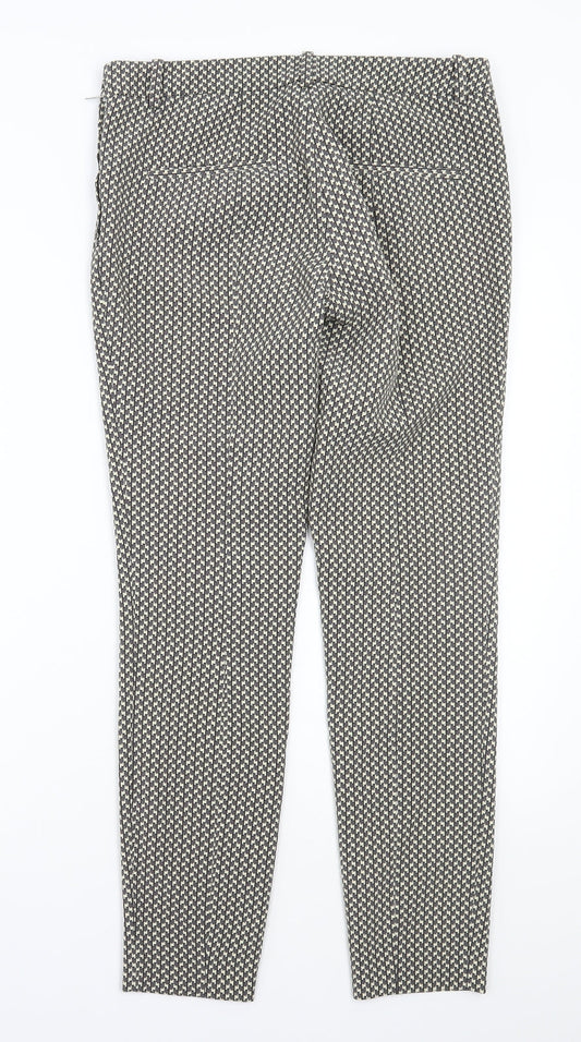 Womens UK Size M Zara Regular Fit  Grey Trousers