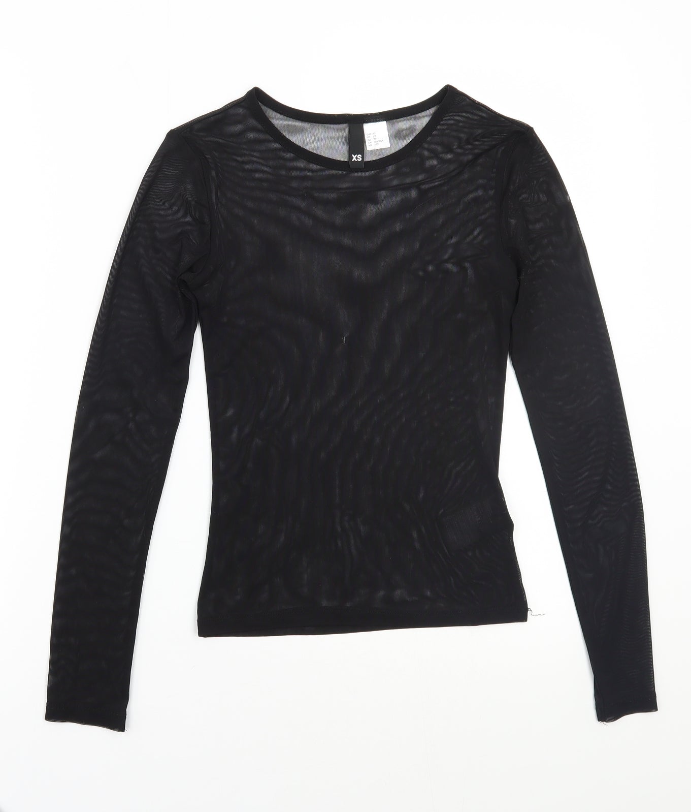 Womens UK Size  H&M Black Basic T-Shirt