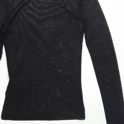 Womens UK Size  H&M Black Basic T-Shirt