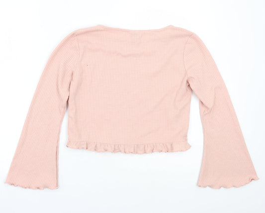Womens UK Size 6 ASOS Pink Basic T-Shirt