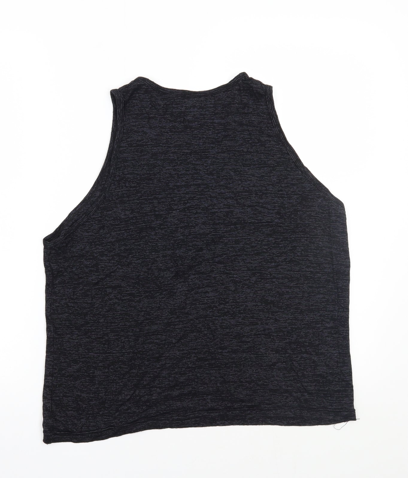Womens UK Size S Preworn Black Basic T-Shirt