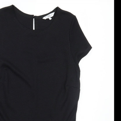 Womens UK Size 12 Newlook Black Basic T-Shirt