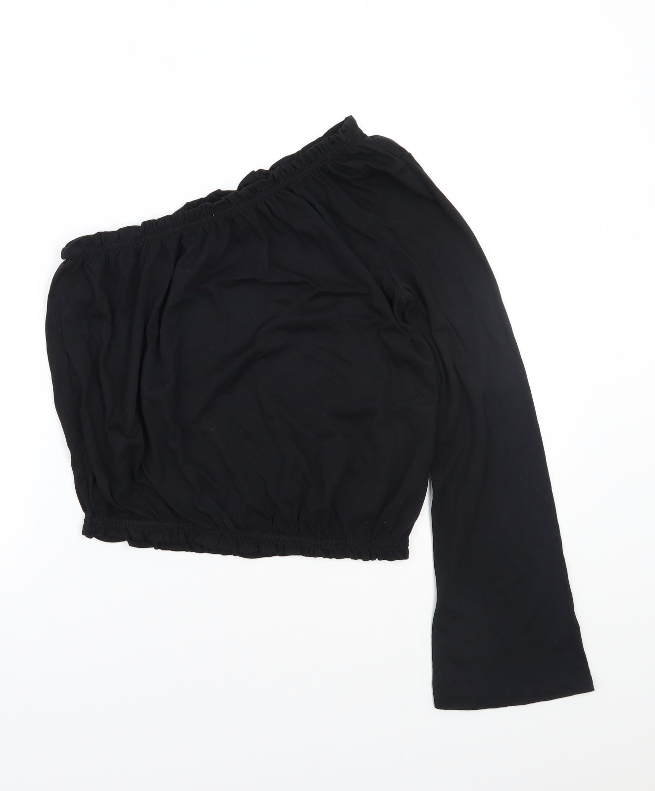 Womens UK Size 10 Newlook Black Basic T-Shirt
