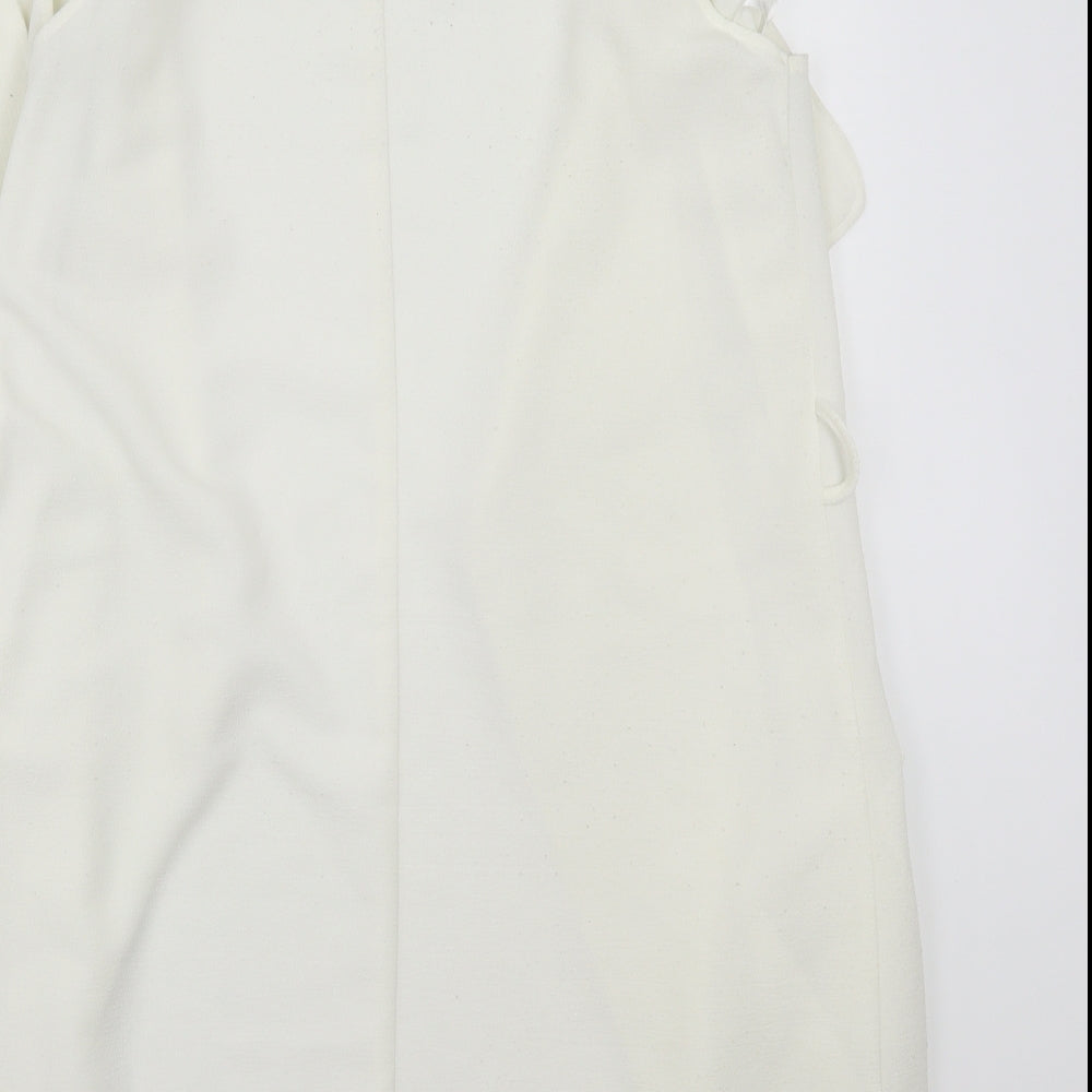 Select Womens White   Cardigan Jumper Size 12