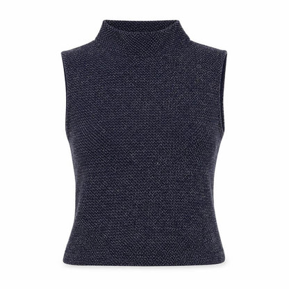 Womens UK Size 6 Fashion Union Blue Basic Tank
