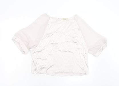 Papaya Womens Silver   Basic Blouse Size 10