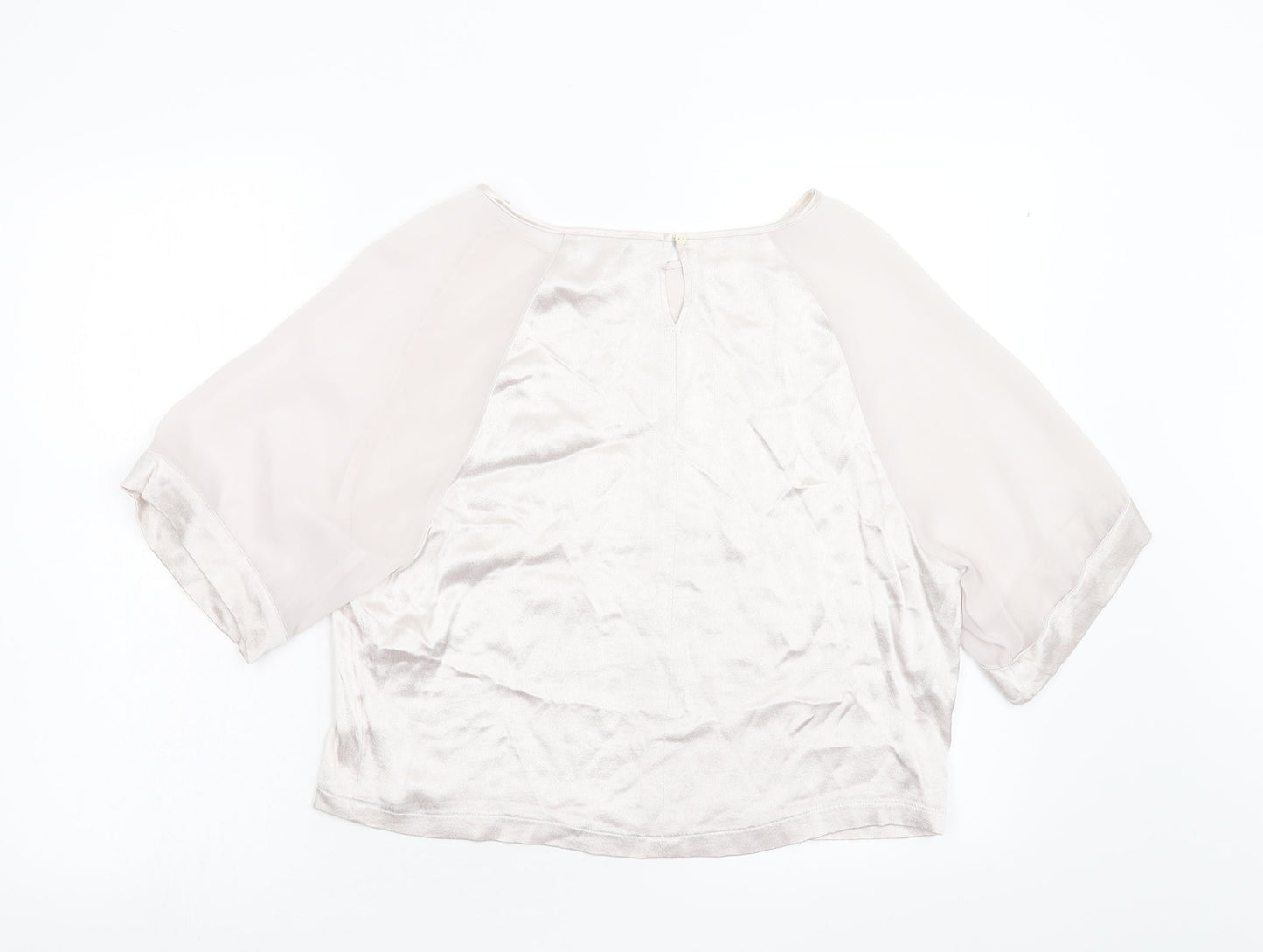 Papaya Womens Silver   Basic Blouse Size 10