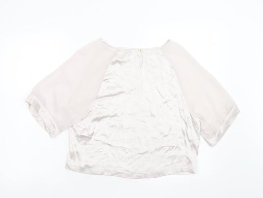 Papaya Womens Silver   Basic Blouse Size 10