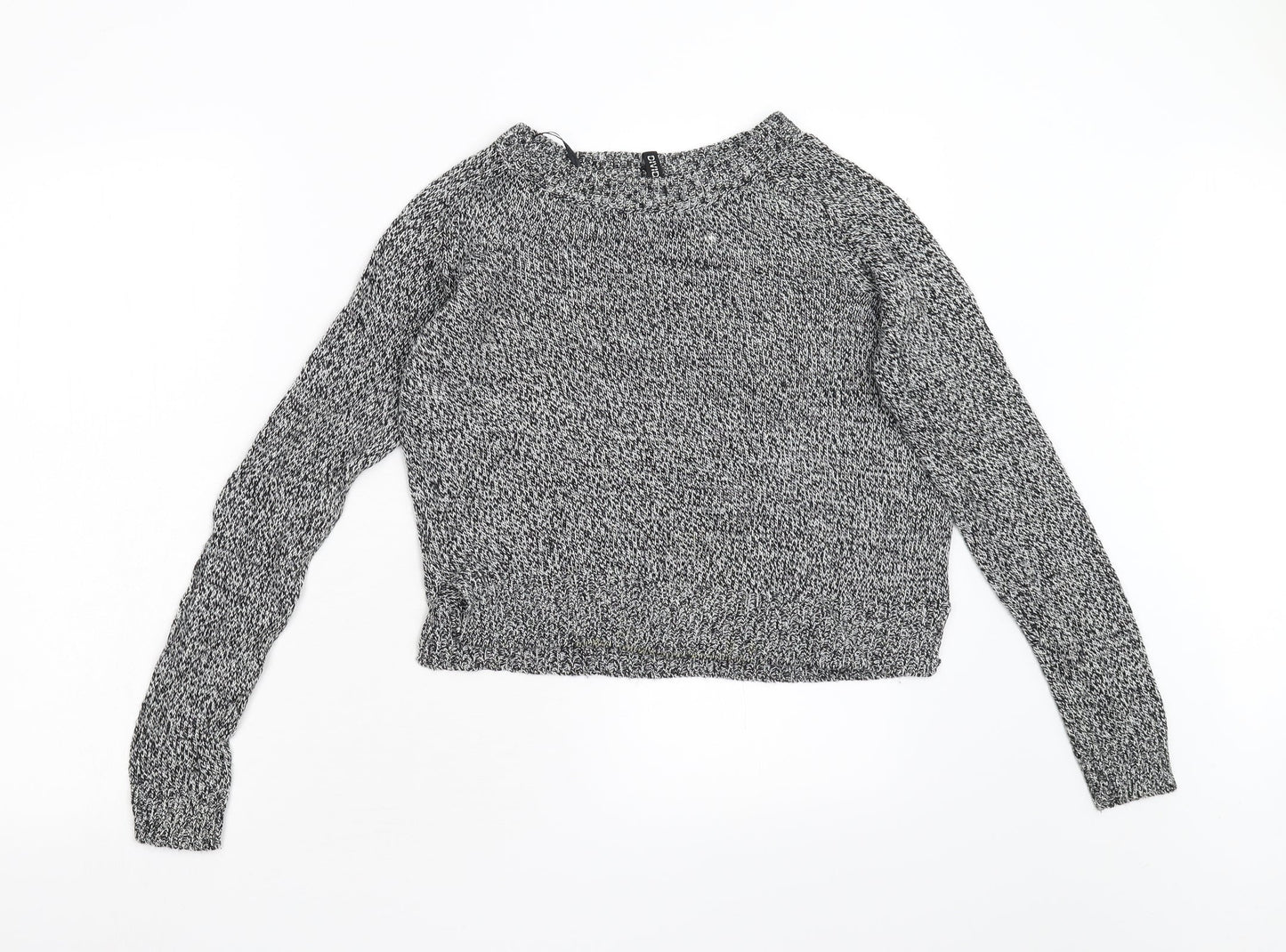 Womens UK Size XS Divided Grey Pullover Jumper