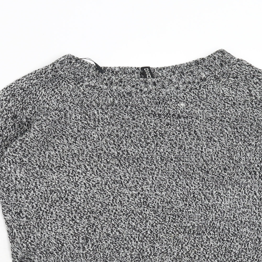 Womens UK Size XS Divided Grey Pullover Jumper