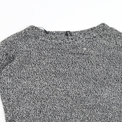 Womens UK Size XS Divided Grey Pullover Jumper