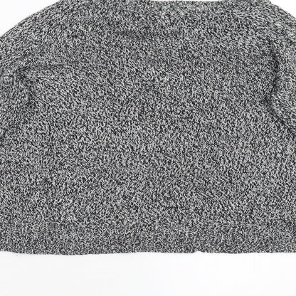 Womens UK Size XS Divided Grey Pullover Jumper