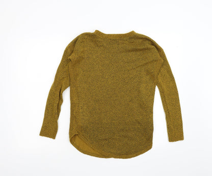 Womens UK Size 6 New Look Yellow Pullover Jumper