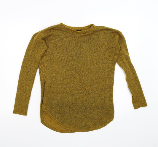 Womens UK Size 6 New Look Yellow Pullover Jumper