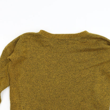 Womens UK Size 6 New Look Yellow Pullover Jumper