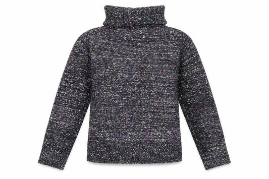 Front view of Alexara women’s multicoloured knit jumper, size M