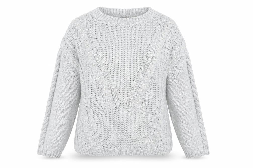 Womens UK Size M Primark Grey Pullover Jumper