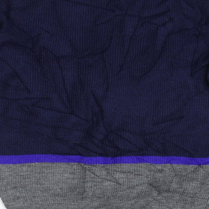 M&S Mens Blue  Knit Pullover Jumper Size M