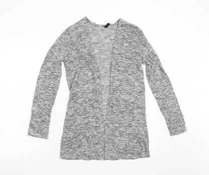 Womens UK Size XS Divided Grey Cardigan Jumper