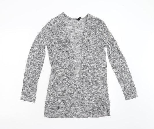 Womens UK Size XS Divided Grey Cardigan Jumper