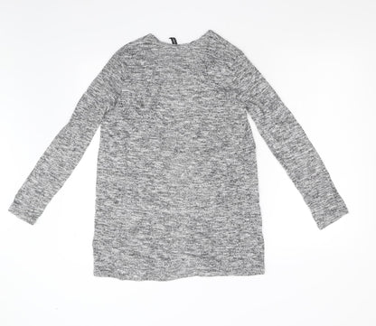 Womens UK Size XS Divided Grey Cardigan Jumper
