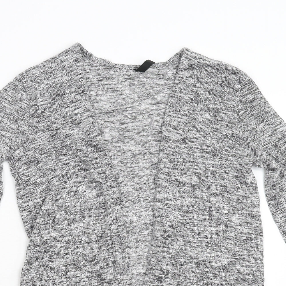 Womens UK Size XS Divided Grey Cardigan Jumper