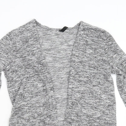 Womens UK Size XS Divided Grey Cardigan Jumper