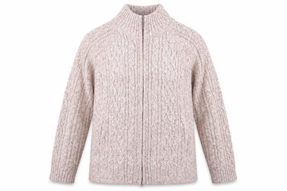 Womens UK Size L Donna Lewis Pink Full Zip Jumper