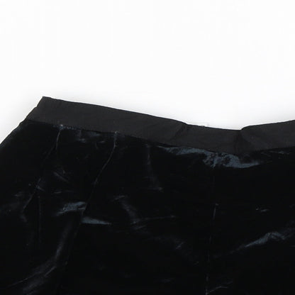 M&S Girls Black   Sailor Shorts Size 8-9 Years