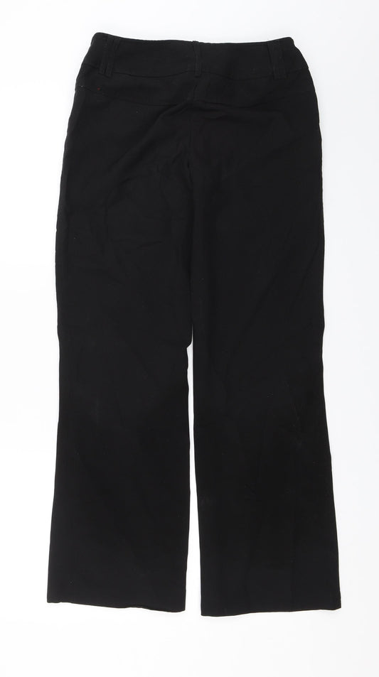 Topshop Womens Black   Dress Pants Trousers Size 8 L26 in