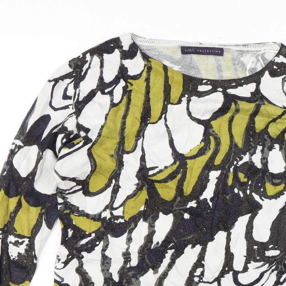 M&S Womens Green   Tunic Blouse Size 8