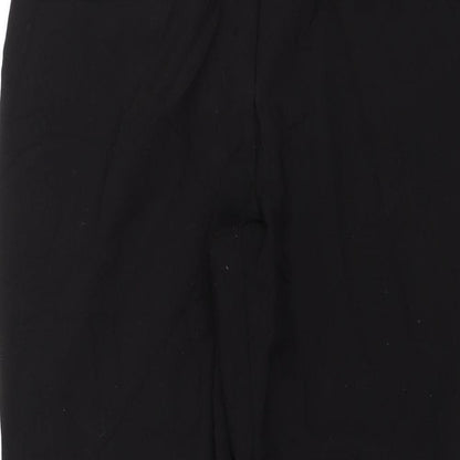 Womens UK Size 12 Papaya Regular Fit Dress Pants Black Trousers