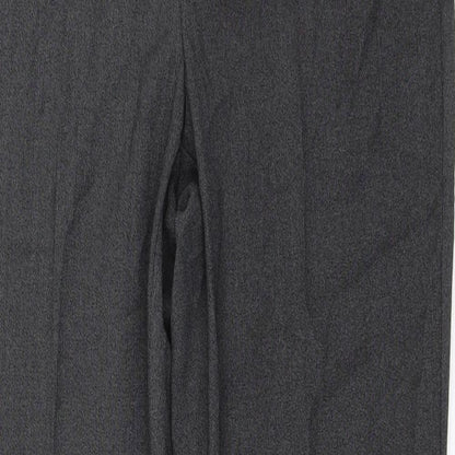 M&S Womens Grey   Dress Pants Trousers Size 8 L28 in