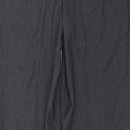 M&S Womens Grey   Dress Pants Trousers Size 8 L28 in