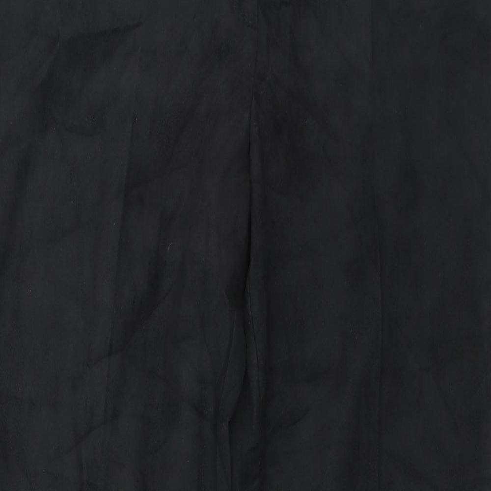 Womens UK Size 12 Marks and Spencer Regular Fit Dress Pants Black Trousers