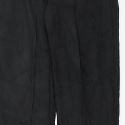 Womens UK Size 12 Marks and Spencer Regular Fit Dress Pants Black Trousers