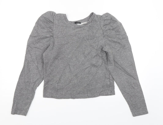 Womens UK Size S Zara Grey Pullover Jumper